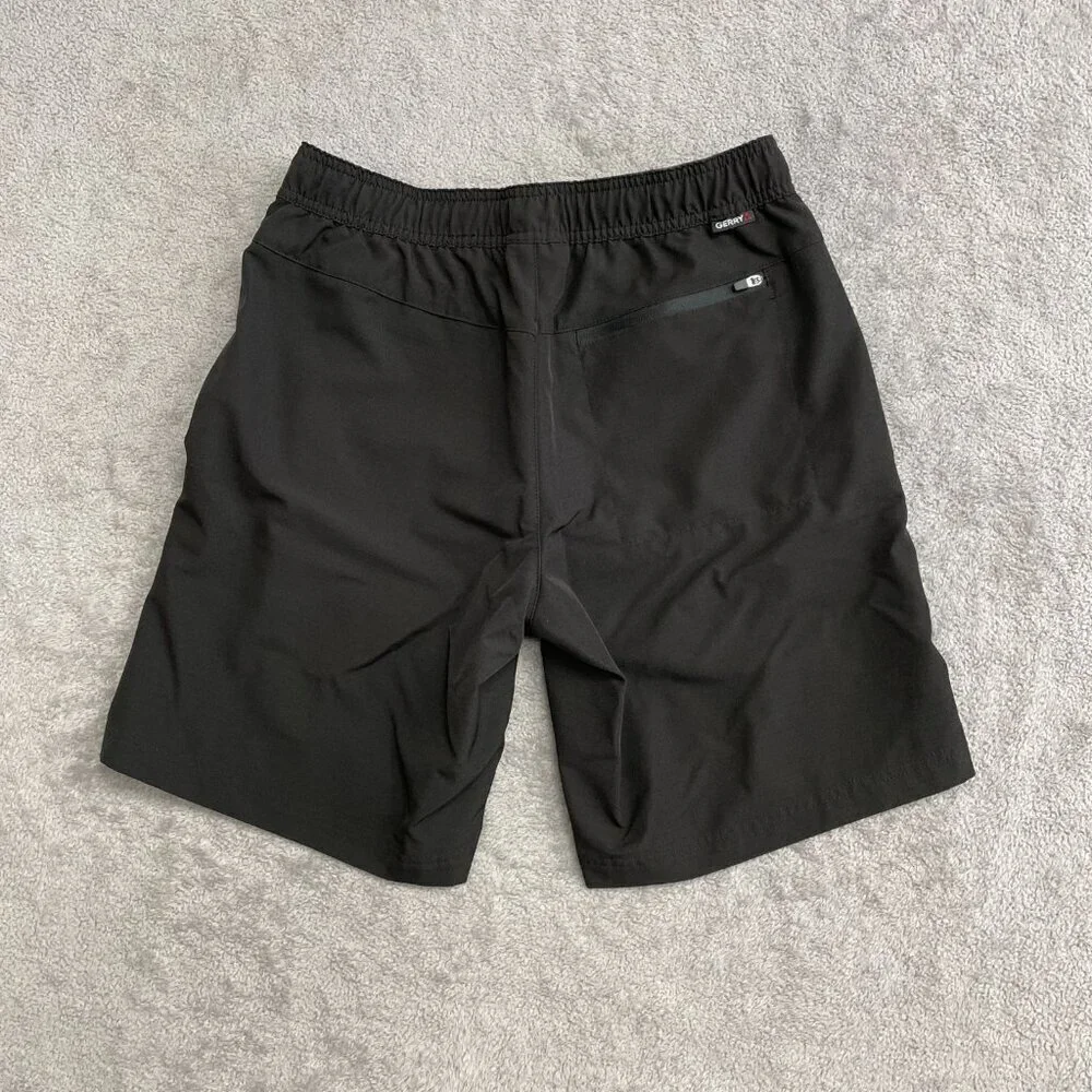 NWOT Gerry Men's Black Small Hiking Outdoor Cargo Shorts